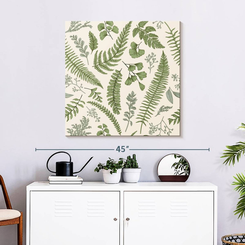 Motif de feuilles de plantes Harnek