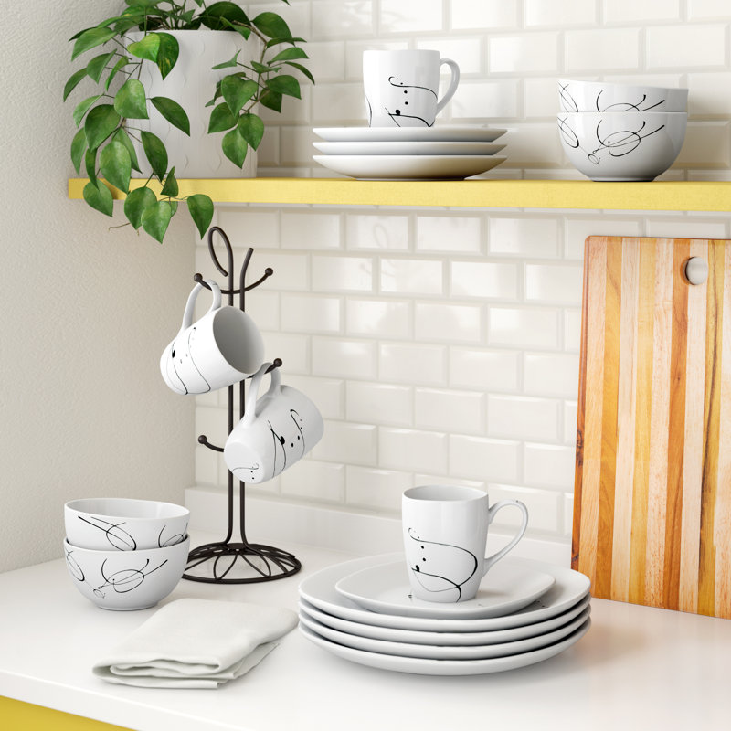 Tabletops Gallery 16 piece Dinnerware Set Pescara