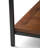 Skyler 34"W Solid Mango Wood and Metal Industrial Square Coffee Table with Open Shelf and Black Frame-1606540073