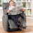 Electric Power Recliner Chair with USB Charging & Push-Button Control - Space-Saving Recliner for Lounge, Study, or Home Relaxation