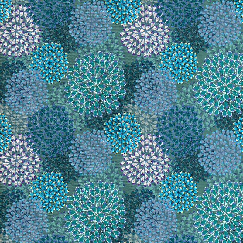 Tissu pétales de clou de girofle, l 58 po x L 72 po