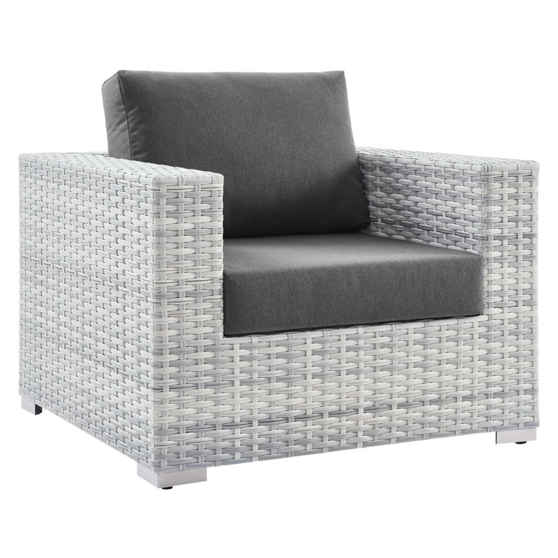 Convene Outdoor Patio Armchair, Charcoal