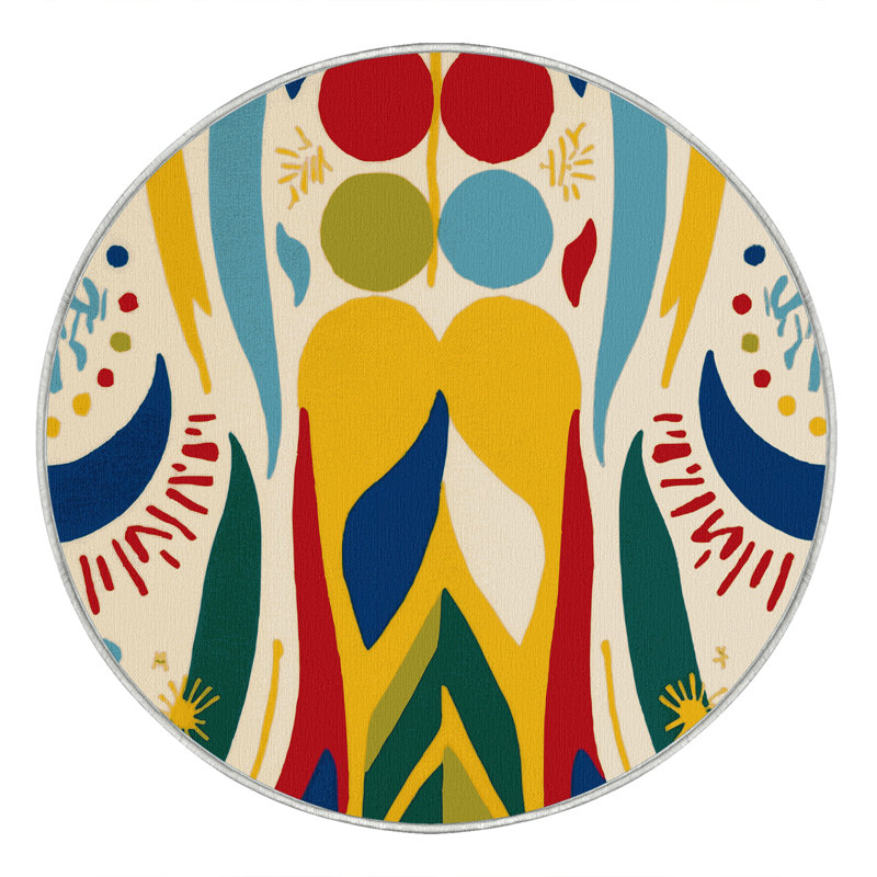 Tapis Lush Vibe, Rond 7 pi