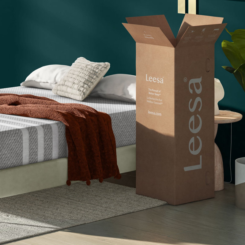 Full Size Gray Hybrid Foam and Spring Mattress
