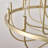 39in Gold Farmhouse Chandelier