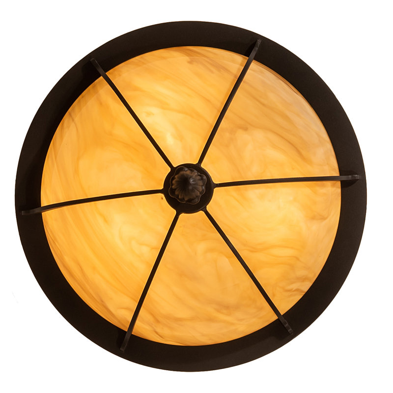 Heyer 3 - Light Flush Mount, 7" H x 16" W x 16" D