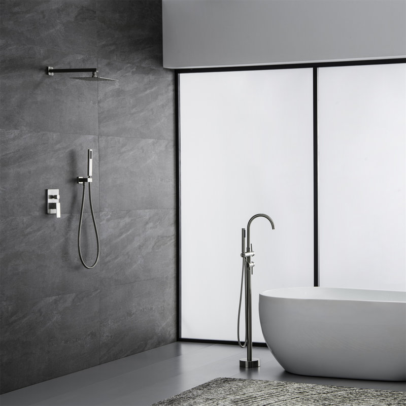 Full/Standard Adjustable Shower Head, Brushed Nickel