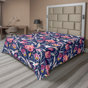 Rose pastel, bleu, gris / floral