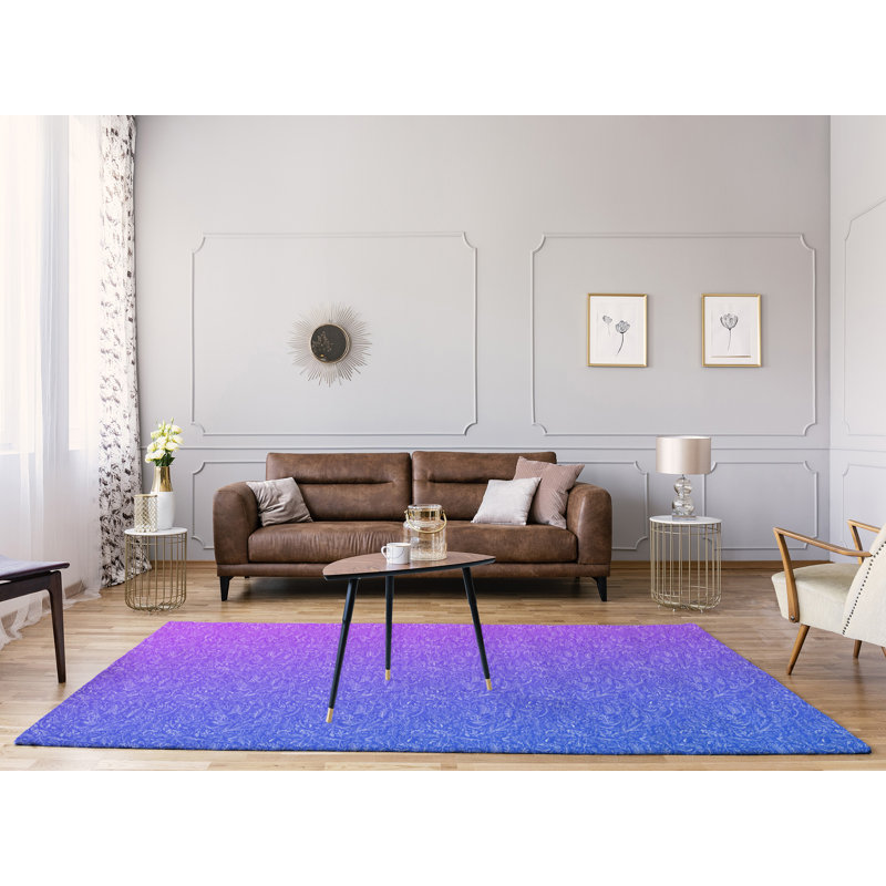 Chenille Floral Indoor Rug, Rectangle 5' x 7'