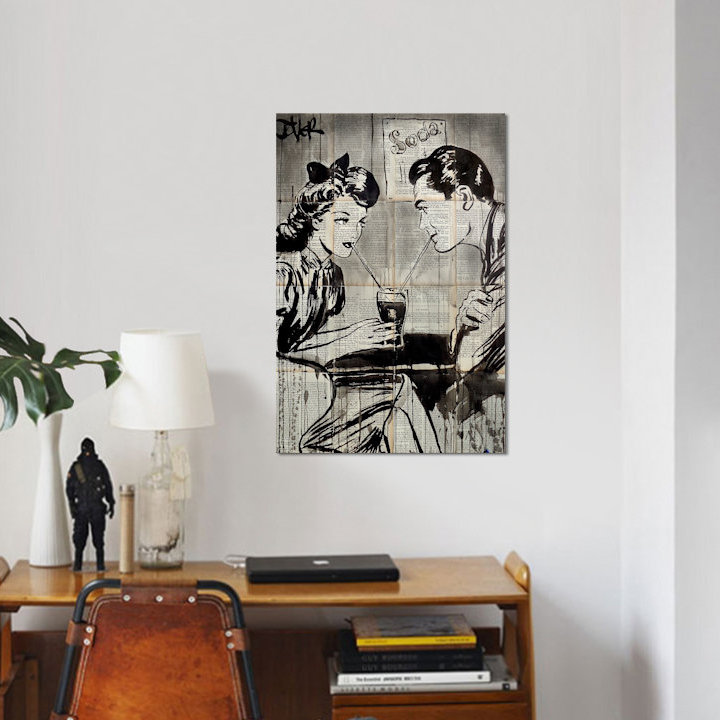 «Soda Pop» par Loui Jover, impression sur toile tendue, H 40 po x l 26 po x P 1,5 po