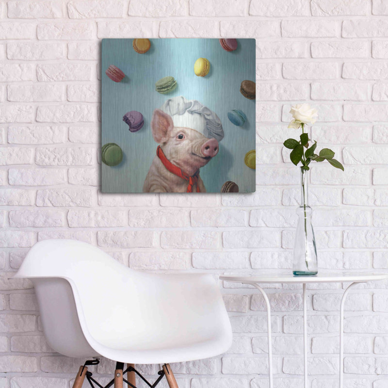 «Bakers Dream» par Lucia Heffernan sur métal, H 24 po x l 24 po