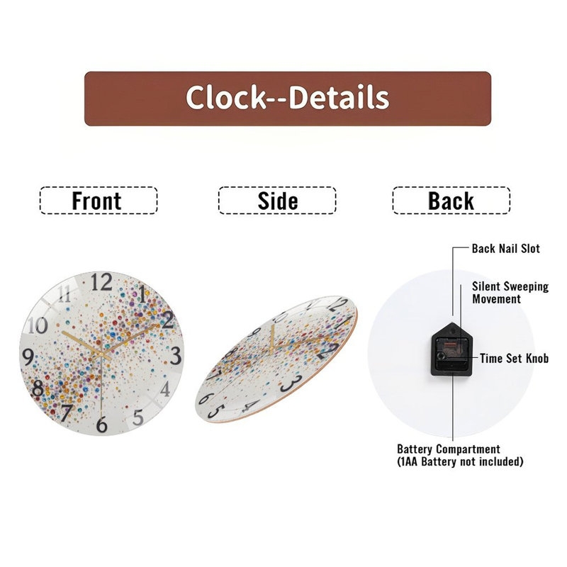 Horloge murale 12 po