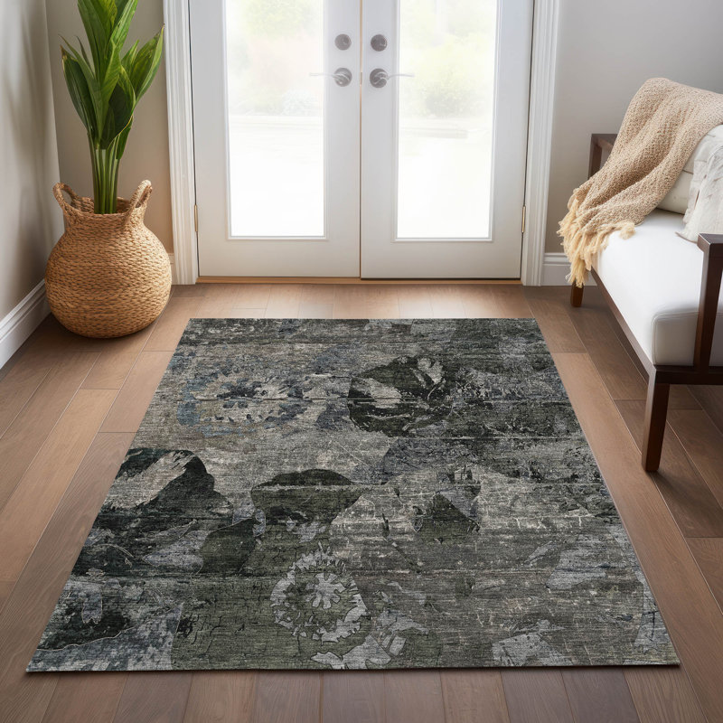 Fordingbridge Washable Abstract Indoor / Outdoor Rug, Rectangle 10' x 14'