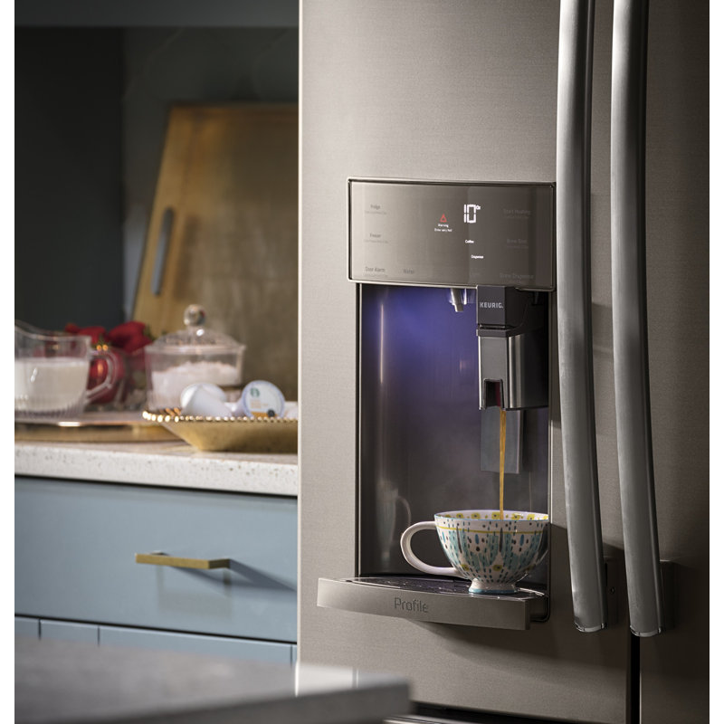GE Profile Smart Appliances 36" French Door 27.8 cu. ft. Smart Energy Star Refrigerator with Keurig® K-Cup® Brewing System