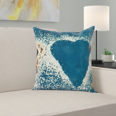 Waffle Heart Throw Pillow