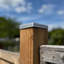 Selections Silver Steel Post Cap / Top