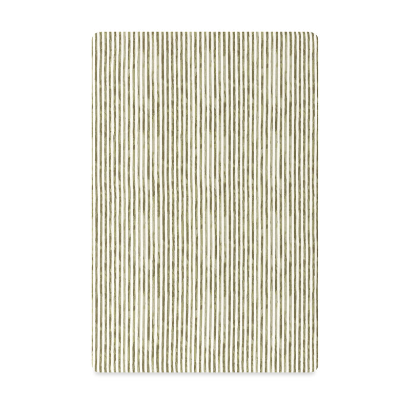 All-Stages® Bassinet Sheet in GOTS Certified Organic Brushed Cotton by Nate Berkus, Juniper Stripe