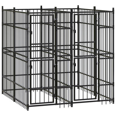 Witham 200cm H Steel Kennel With Door