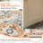 Medallion Foldable Washable Area Rug – Yellow/Blue-2144714919