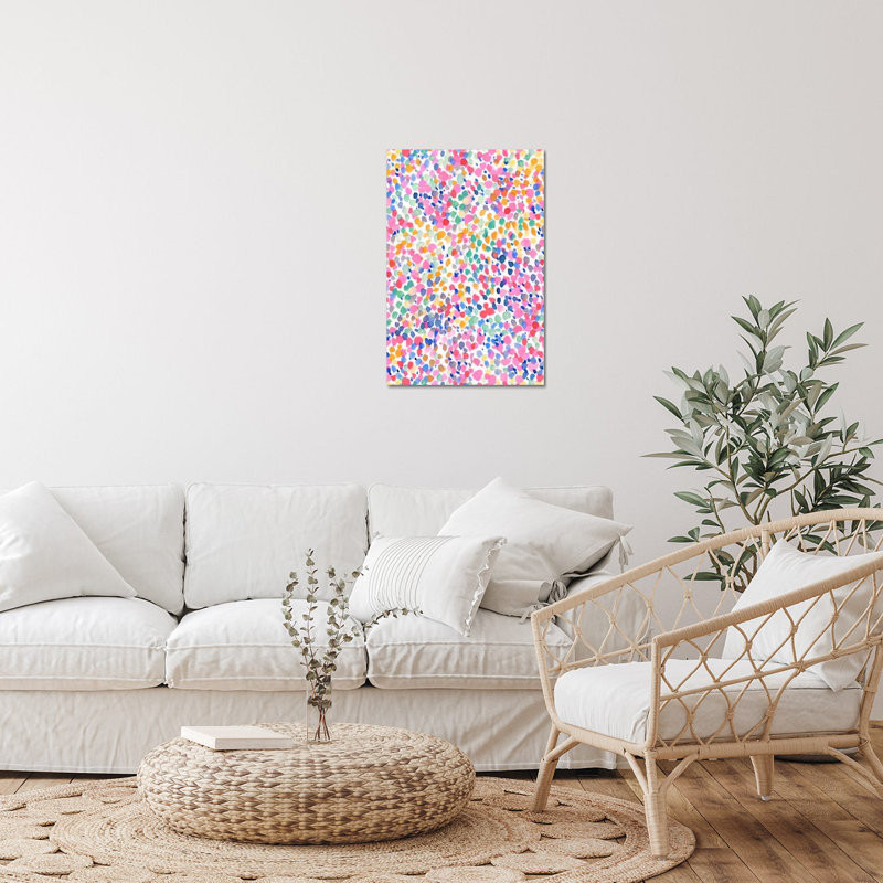 Reproduction pastel sur verre acrylique, H 24 po x l 16 po x P 0,25 po