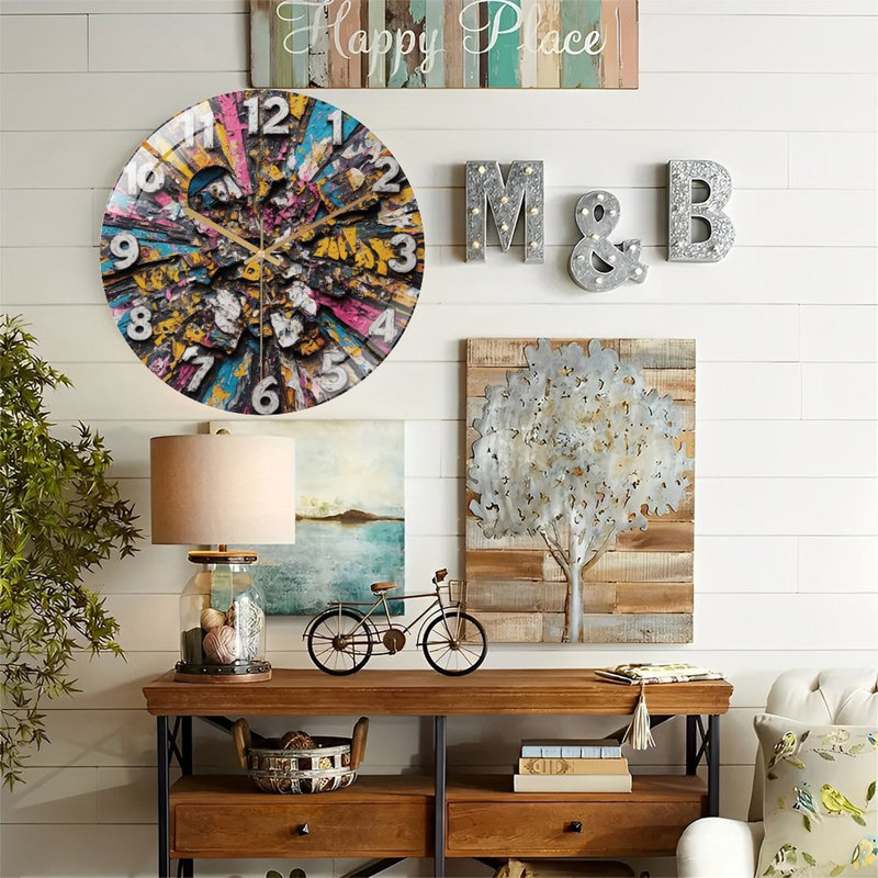 Horloge murale 12 po