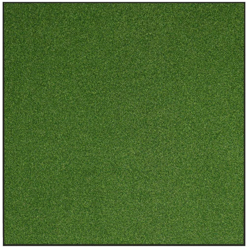 Tapis d'extérieur avec pelouse synthétique antidérapante robuste, Carré 4 pi