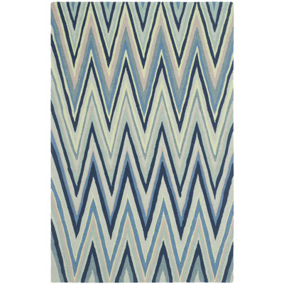 Ardi Hand Hooked Performance Chevron Rug