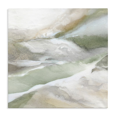 Serene Misty Landscape Canvas, conception par Carol Robinson