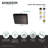 Kingston Brass Shower Scape 9-5/8-Inch Square Rainfall ABS Shower Head