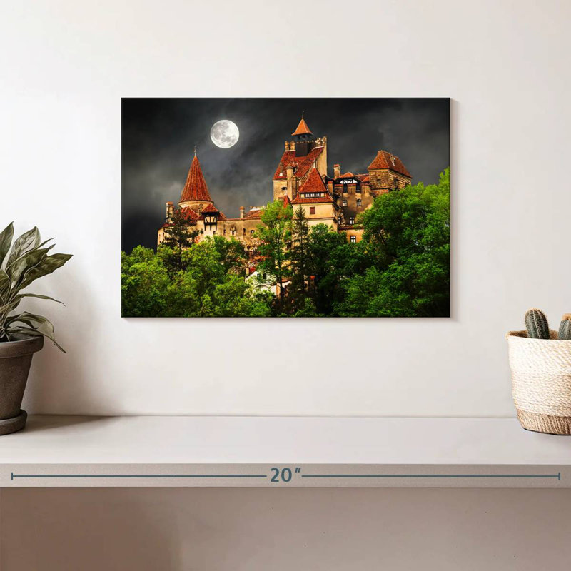 Lilie Moonlit Dracula Castle, 8" H x 12" W