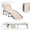 Chaise longue pliante rembourrée Outsunny-1040525424