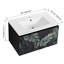 Meuble-lavabo moderne 30 po avec lavabo en céramique. Porte à fermeture en douceur, qualité. Contreplaqué. Noir Facile à assembler. Rangement spacieux propre et assemblable