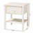 Baxton Studio Rimona End Table With Bobbin Legs - 1-Drawer Accent Table With Spindle Turned Legs And Open Shelf, Cottage Farmhouse Style Side Table For Living Room