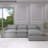 L-shaped Modular Sectional Sofa with Removable Back Cushions-101784550