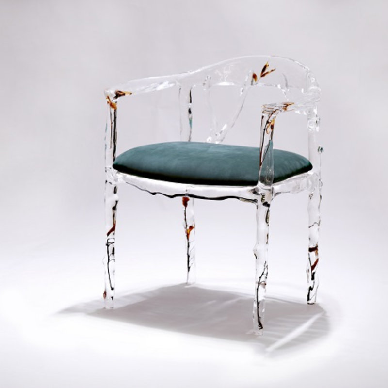 Branched Crystal Chair – Nature-Inspired Elegance