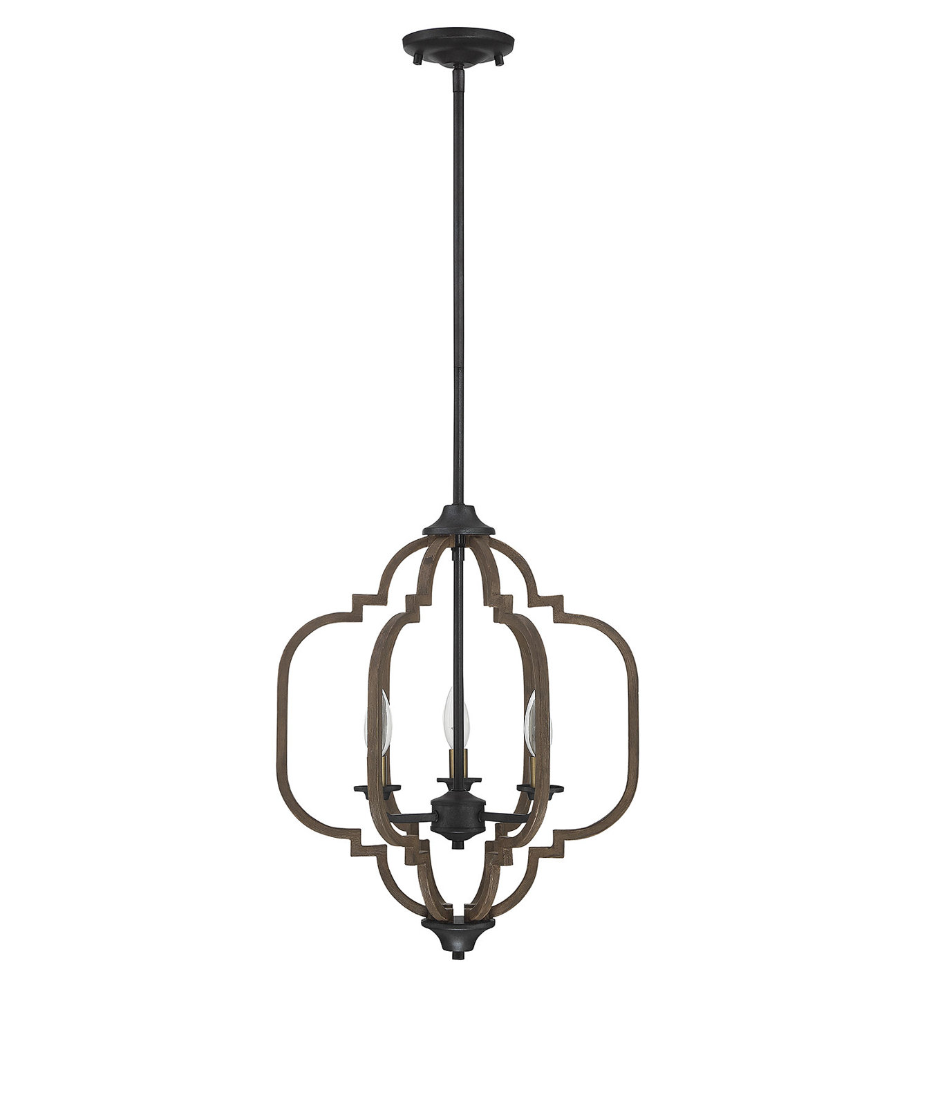 Wales 3 - Light Metal Dimmable Geometric Chandelier