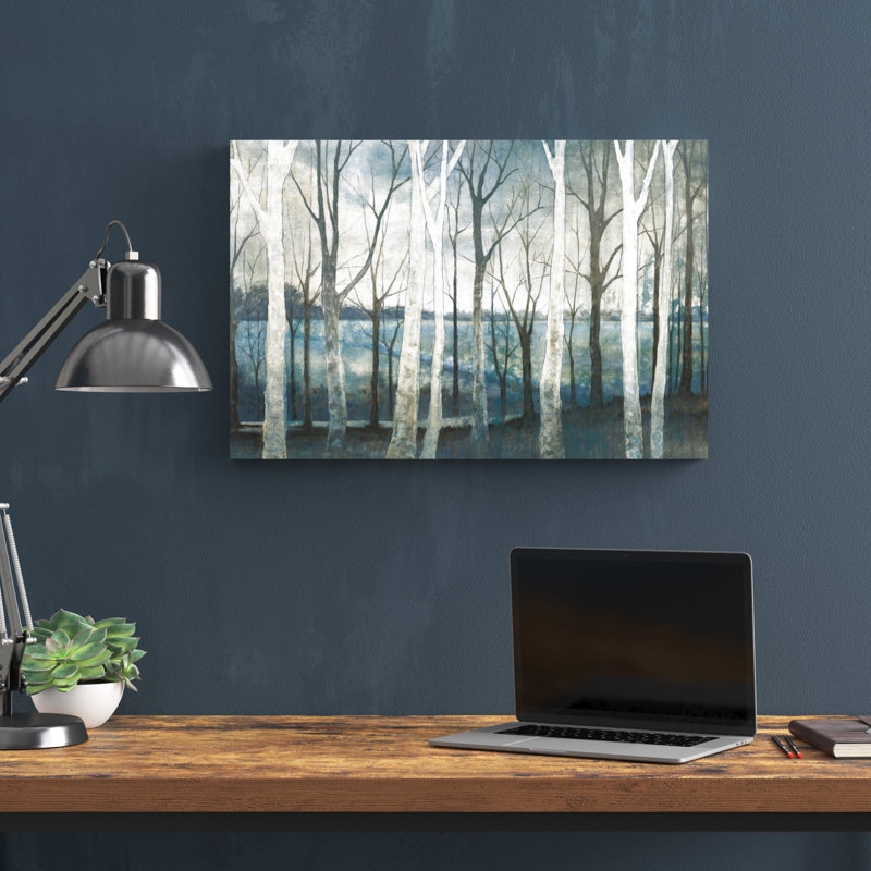 «Tree Path Landscape», reproduction d'art sur toile tendue