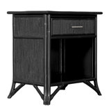 1 - Drawer Rattan Nightstand