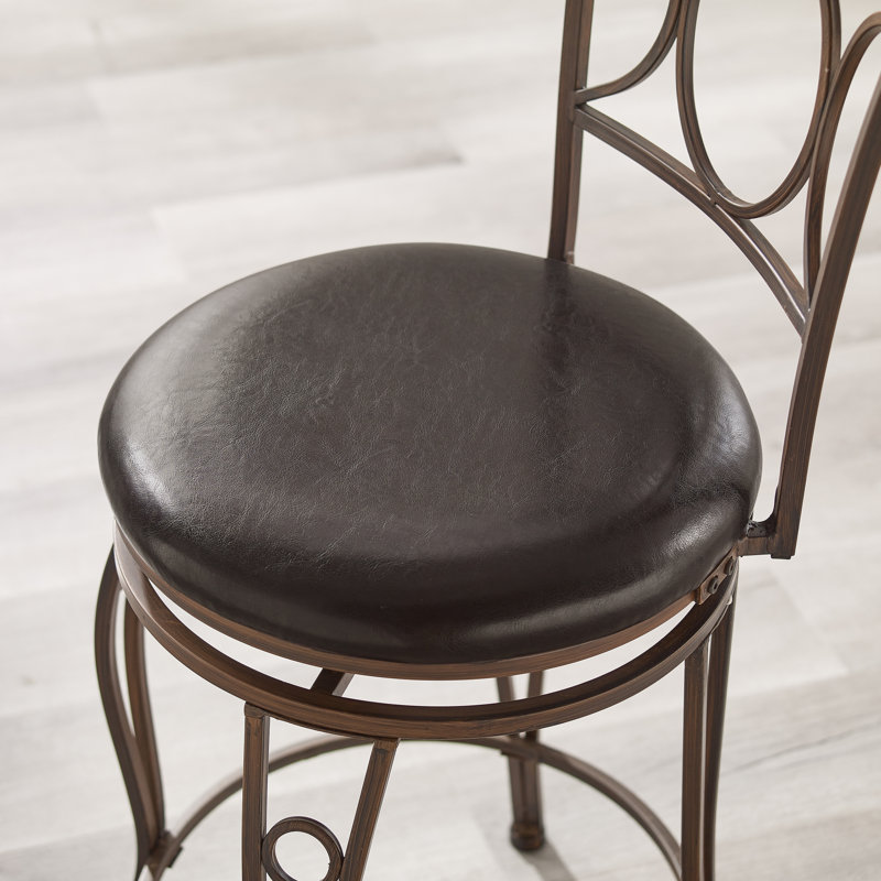 Tabouret de bar et de comptoir pivotant Rosalia, Tabouret de comptoir (siège d'une hauteur de 24 p