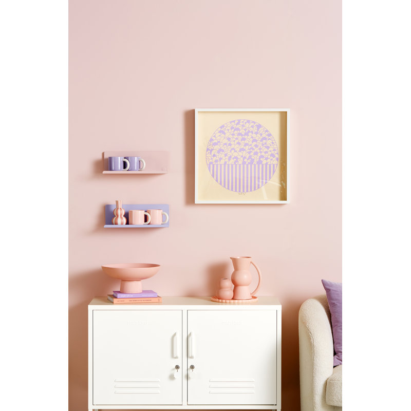The Ledge Floating Shelf, 4.7" H x 13.8" W x 5.1" D, Lilac