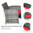 4 - Person Patio Conversation Set with Cushions-668035069