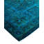 Tapis bleu nouvel âge 6 pi 1 po x 9 pi Crystyle