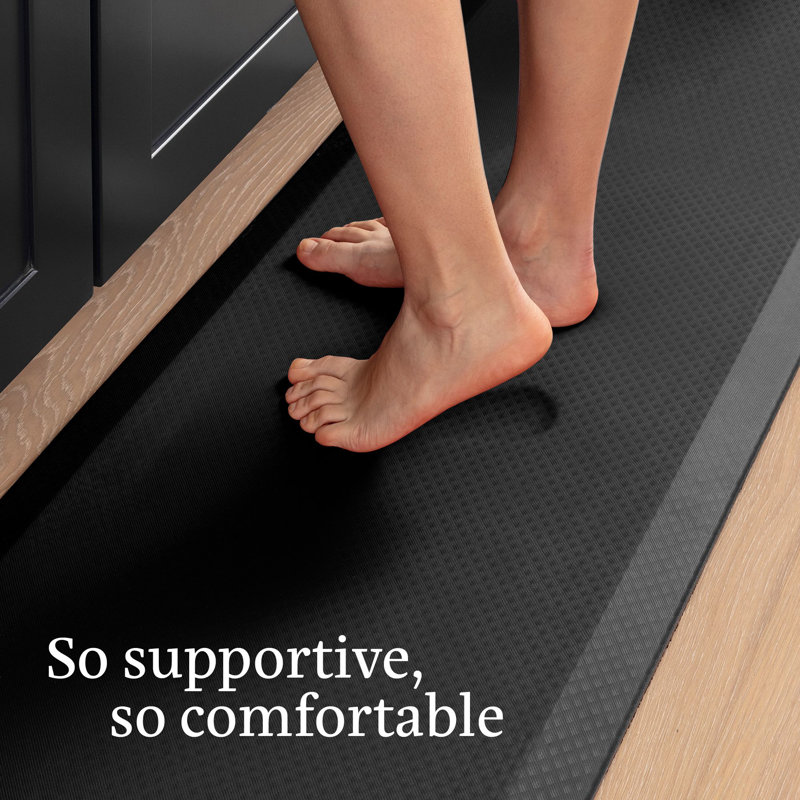 Zulay Home Anti Fatigue Floor Mat Thick Cushioned Comfortable Padded Kitchen Mats - 24X70