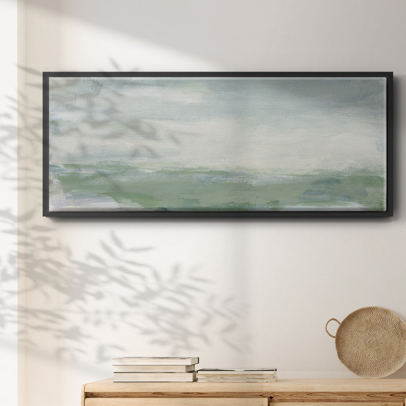 Coastal I- Framed Canvas, 20" H x 50" W