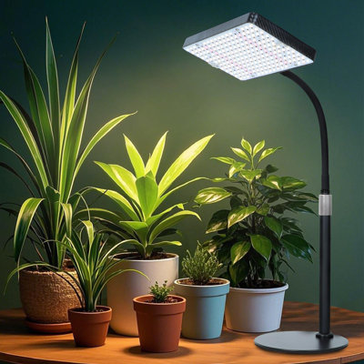 Lampes de culture pour plantes d'intérieur à spectre complet, lumière de croissance pour bureau, lampe de culture pour dessus de table à 4/8/12 heures, 208 PCS, 2000 lumens, hauteur réglable