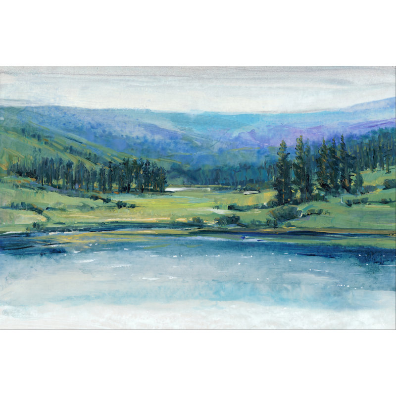 Mountain Lake I by Tim OToole - Wrapped Canvas Print, 30cm H x 46cm W