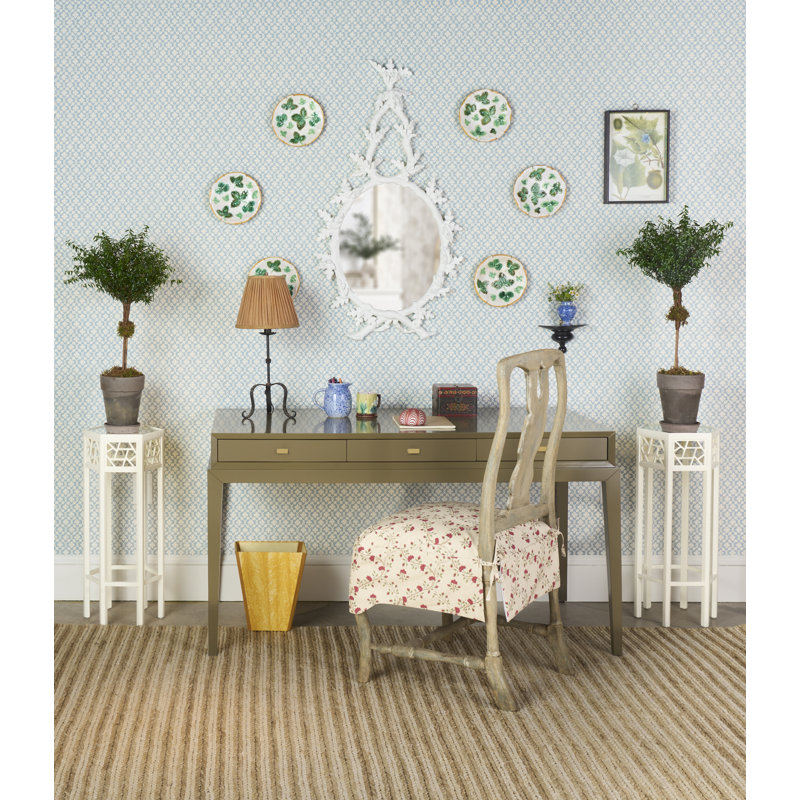 Oakmont Flat Composite Wall Mirror, Matte White