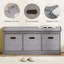 3 Pair Shoe Storage Bench-1926981900