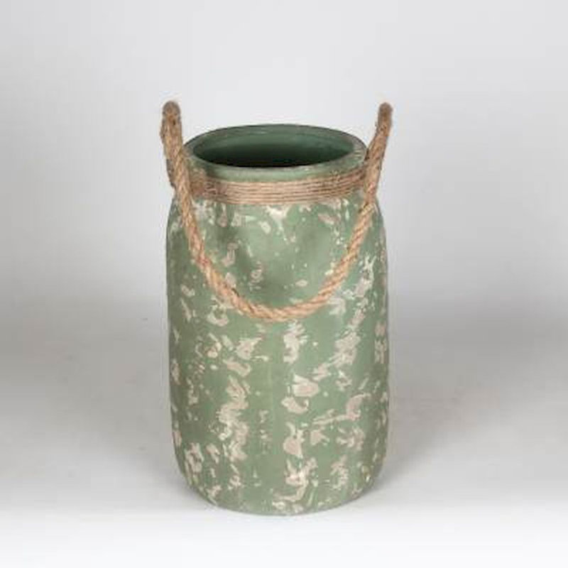 Pot à fleurs suspendu en céramique Amira