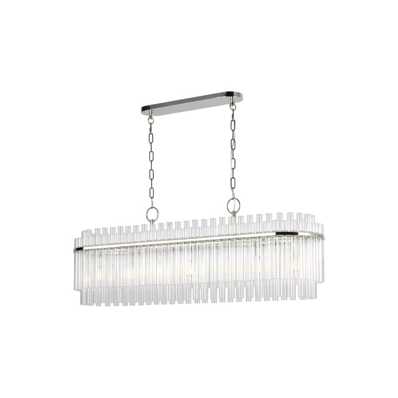 Beckett 7 - Light Chandelier, Polished Nickel